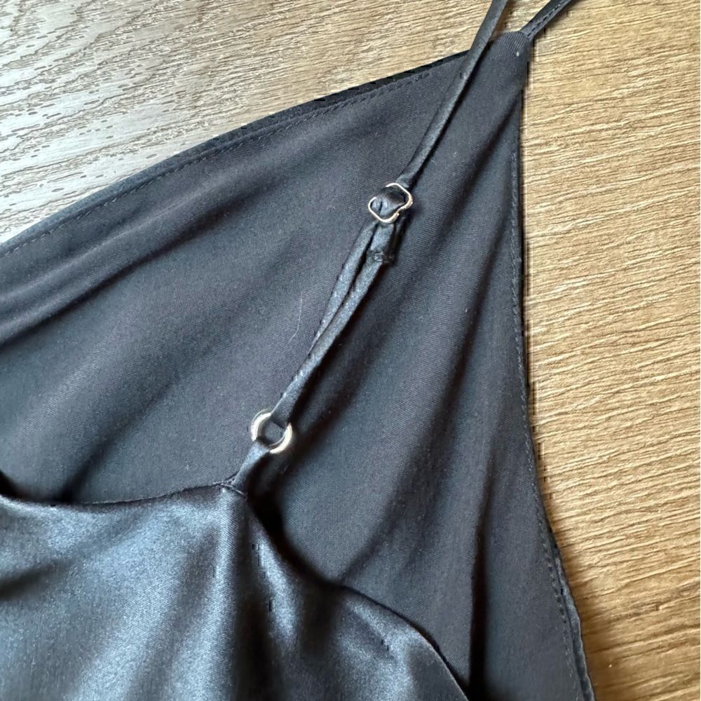 Cami NYC Black Silk Midi Slip Dress - Picture 10 of 14
